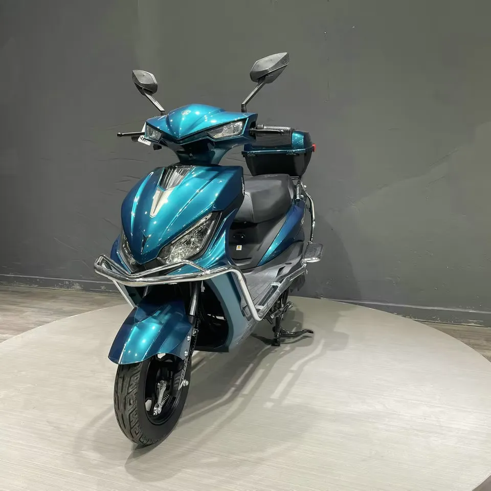 Electric Motorcycle Powerful Adult Motorized Bicycle - Image 4